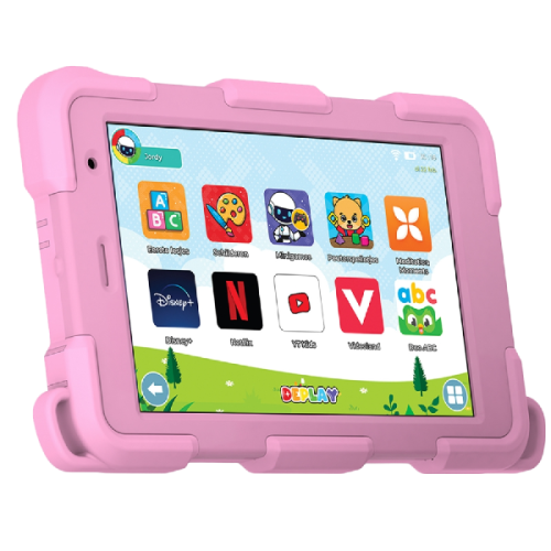 DEPLAY Kids Tablet SMART 4+ - 8 inch - Roze