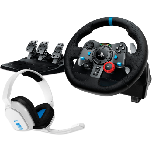 LOGITECH Stuurwiel G29 Driving Force Racing + Hoofdtelefoon Astro A10 + Pedalen (991-000486)