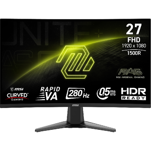 MSI Gaming monitor MAG 276CXF - 27 inch - Full HD - VA (Vertical Alignment)