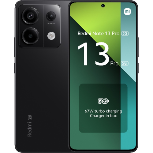 XIAOMI Smartphone Redmi Note 13 Pro 256 GB 5G - Midnight Black (50839)