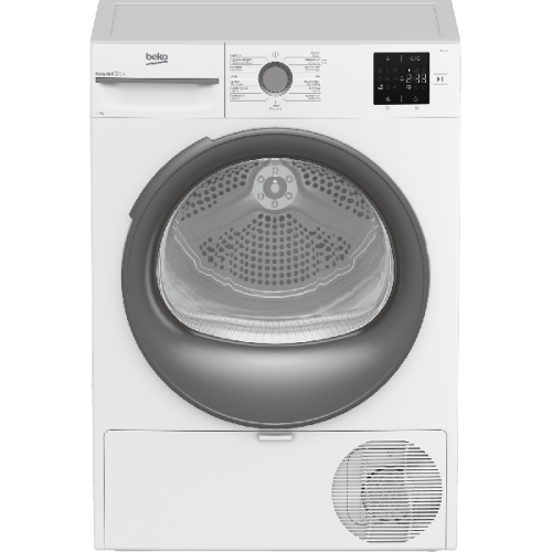 BEKO BM3T3823WMM - Warmtepompdroger - 8 kg - 64 dB - Energielabel D