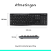 LOGITECH Draadloos toetsenbord en draadloze muis MK270 AZERTY Zwart (920-004524)