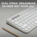 LOGITECH Draadloos toetsenbord Pebble Keys 2 K380s AZERTY Wit (920-011804)