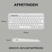LOGITECH Draadloos toetsenbord Pebble Keys 2 K380s AZERTY Wit (920-011804)