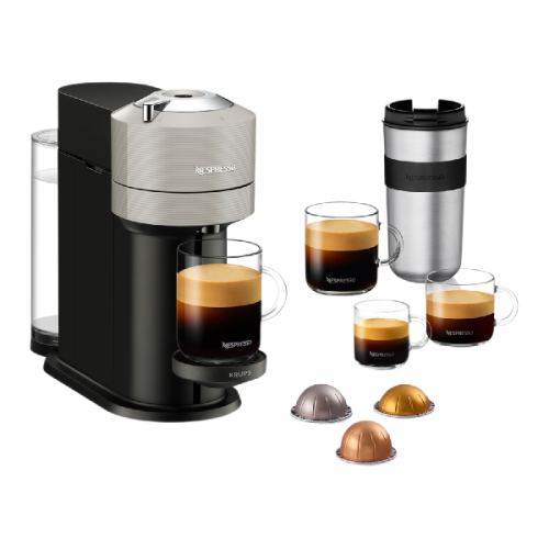 KRUPS  Nespresso Vertuo Next Grijs XN910B10 - Grote kopmaten - Centrifusion - Capsulemachine - Grijs