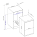 OK. Inbouw koelkast D (OBR8836D)