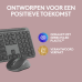 LOGITECH Draadloze toetsenbord en muis MK950 Signature Slim AZERTY Zwart (920-012485)