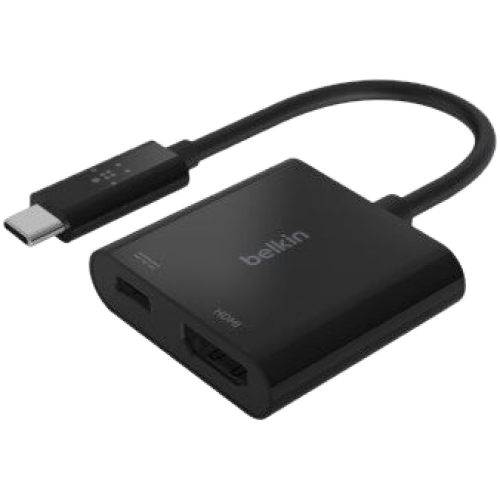 BELKIN USB-C adapter naar HDMI 4K + Power (USB-C) 60W Zwart (AVC002BTBK)