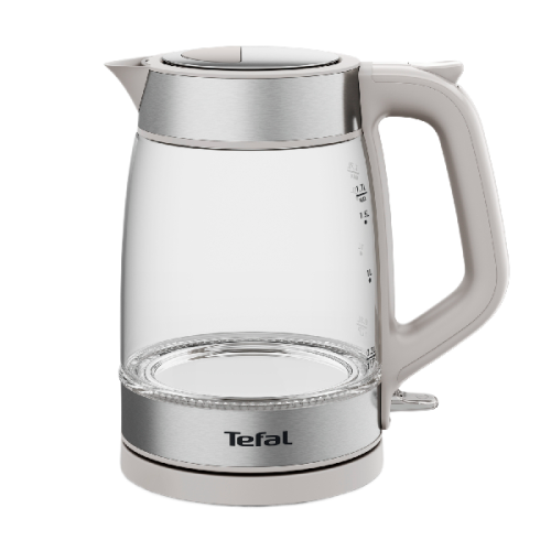 TEFAL Glass Kettle Fair Grey - Waterkoker (KI605B30)