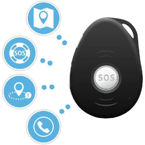 SPOTTER GPS Tracker Zwart (SP-1501)