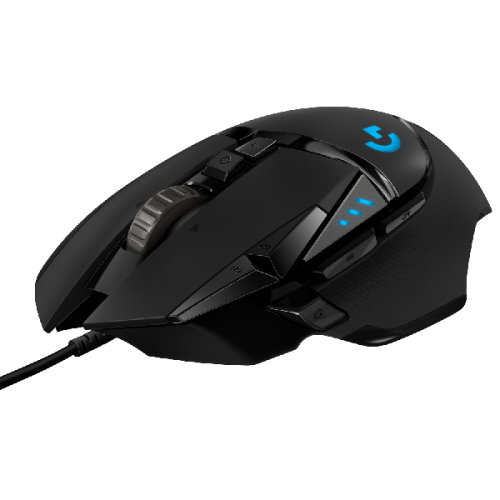 LOGITECH Gaming muis G502 Hero 25K High Performance Zwart (910-005471)