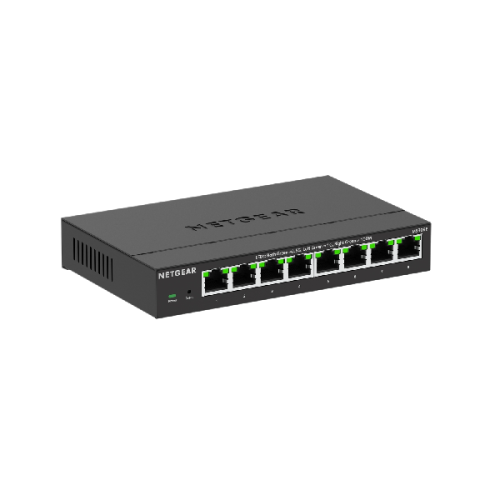 NETGEAR Switch 8-port Multi-Gigabit 2.5G Ethernet Plus Zwart (MS308E-100EUS)