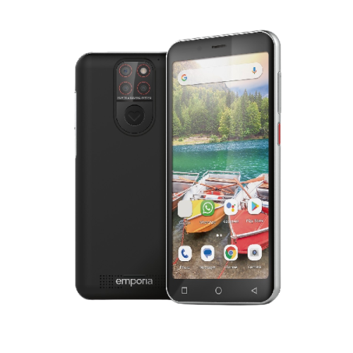 EMPORIA Smartphone SMART.5 mini Senior 64GB 4G Zwart (E5M_001_FRNLUK)