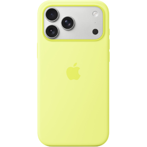 APPLE Cover Silicone MagSafe iPhone 17 Pro Max Neongeel