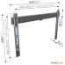 VOGELS Platte muurbeugel 40" - 100" (TVM 5605)