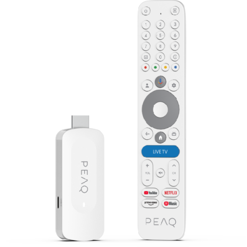 PEAQ Google TV 4K stick
