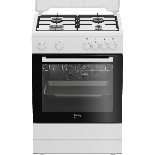 BEKO FBM6202W - Fornuis - Gas - breedte 60 cm