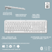 LOGITECH Draadloze toetsenbord en muis MK950 Signature Slim AZERTY Wit (920-012595)
