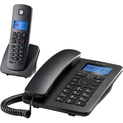 MOTOROLA Vaste telefoon C4201 + Draadloos toestel Combo (107C4201)