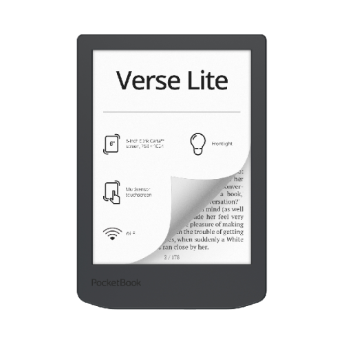 POCKETBOOK E-reader Verse Lite 6'' 8 GB Midnight Grey (PB619-T-WW)