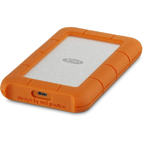 LACIE Externe harde schijf 2 TB Rugged Mini USB-C (STFR2000800)