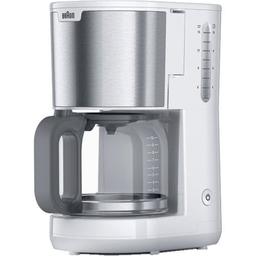 BRAUN HOUSEHOLD  Pure Shine (KF1500WH) - Koffiezetapparaat - Wit
