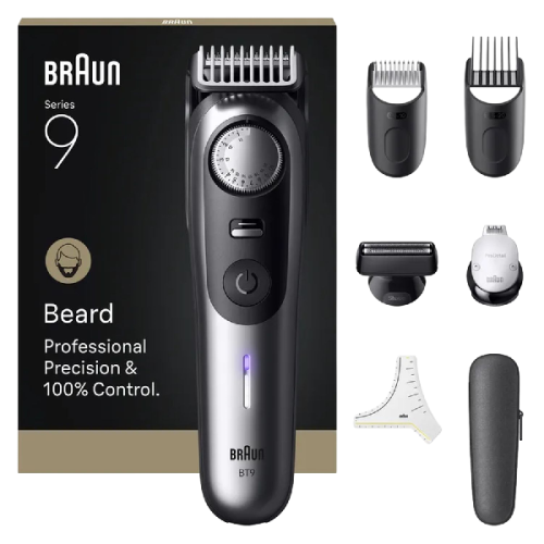 BRAUN Baardtrimmer BT 9520 Baardtrimmer Zilver