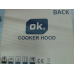 OK. OHO6216S - Afzuigkap (Plafond bevestigde kap) - breedte 60 cm - 800 m³/h - 67 dB(A)