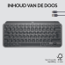 LOGITECH Draadloos toetsenbord MX Keys Mini Illuminated AZERTY FR Graphite (920-010482)