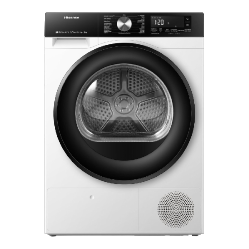 HISENSE DH3S802BW3 - Warmtepompdroger - 8 kg - 63 dB - Energielabel C
