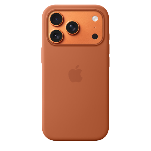 APPLE Cover Silicone MagSafe iPhone 17 Pro Terracotta