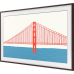 SAMSUNG TV-frame aanpasbare bezel 55" The Frame 2021 Walnoot (VG-SCFA55BWBXC)