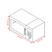 KOENIC KMW 1221 B Microwave Solo