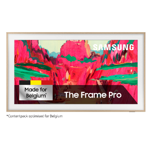 SAMSUNG 65" The Frame Pro LS03FW incl. Teak Bezel (2025)