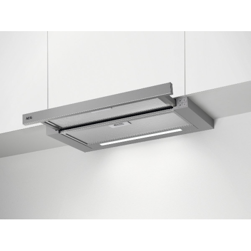 AEG DPE5650M - Afzuigkap (Hoofdvrije kap) - breedte 59.8 cm - 600 m³/h - 68 dB(A)