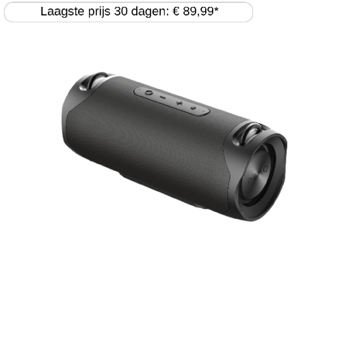 PEAQ Zwarte draagbare speaker (PPA 502)