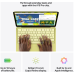 APPLE MacBook Neo (2026) - 13 inch - A18 Pro - 8 GB - 512 GB - Touch ID - Indigo - AZERTY