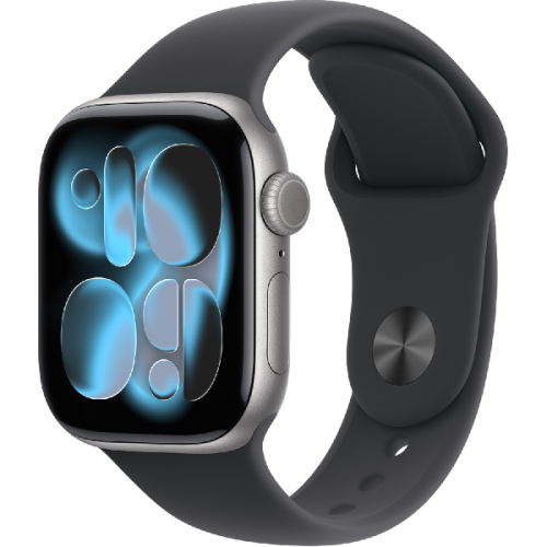 APPLE Watch Series 11 GPS - 42mm Space Grey Aluminium Case - Black Sport Band S/M