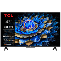 TCL 43T69C - Ultra HD 4K - QLED-tv - 43 inch - 2025