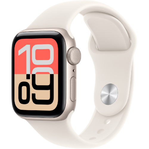APPLE Watch SE 3 GPS - 40mm Starlight Aluminium Case - Starlight Sport Band - M/L