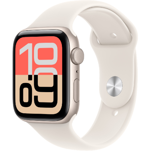 APPLE Watch SE 3 GPS - 44mm Starlight Aluminium Case - Starlight Sport Band - M/L