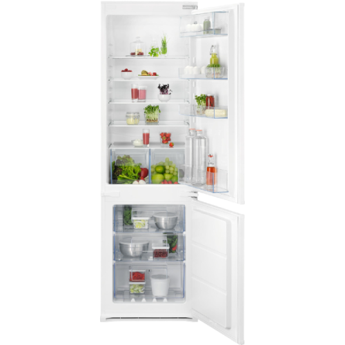 AEG OSC6N181ES - Koel-vriescombinatie - breedte 54.6 cm - hoogte 177.2 cm - NoFrost - Half geïntegreerd - Nishoogte 178.4 cm