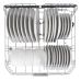 BEKO BDFN26640XC - vrijstaande vaatwasser - 16 bestekken - 44 dB(A)