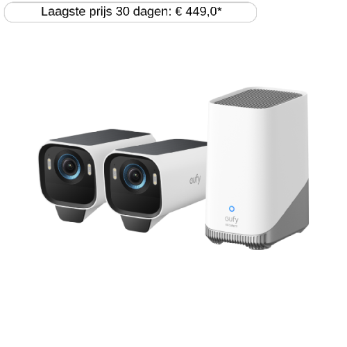 EUFY Bewakingscamera S3 Pro 2+1 Wit (T88923W1)