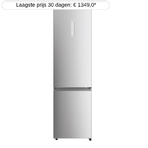 HAIER HDPW7620AANPK - Koel-vriescombinatie - breedte 205 cm - hoogte 59.5 cm - NoFrost