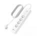 BELKIN Stekkerdoos met 4 stopcontacten + USB-C / USB-A poorten Wit (SRB001CA2M)