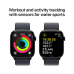 APPLE Watch S10 GPS 46 mm Aluminum Jet Black kast, Ink Sport Loop Band (MWWT3QF/A)