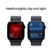 APPLE Watch S10 GPS 46 mm Aluminum Jet Black kast, Ink Sport Loop Band (MWWT3QF/A)