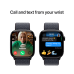 APPLE Watch S10 GPS 46 mm Aluminum Jet Black kast, Ink Sport Loop Band (MWWT3QF/A)