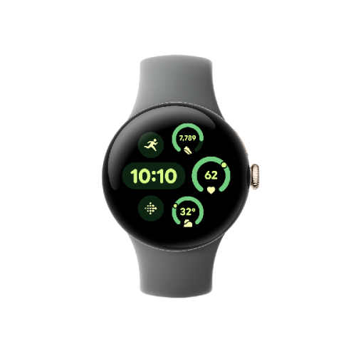 GOOGLE Smartwatch Pixel Watch 3 41mm Champagne Gold/Hazel (GA05758-DE)
